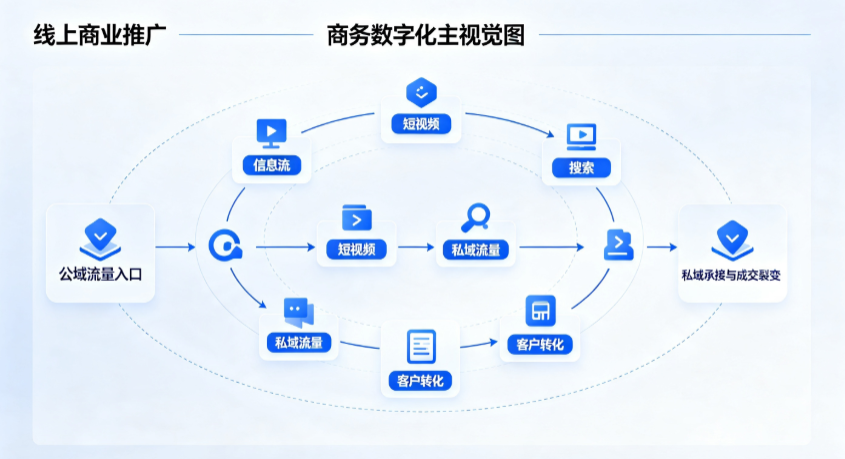 吴忠线上商业推广怎么做？全域流量闭环搭建与低成本转化实战指南